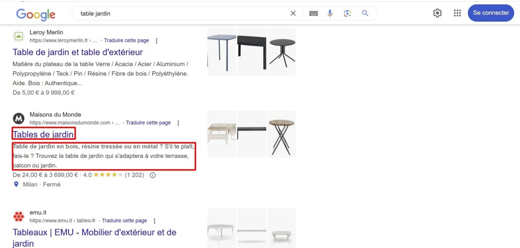Erreur SEO : Oublier les balises méta
